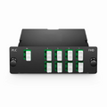 SFPS 1 x 8 PLC Fiber Splitter, Standard FHDA Cassette LC/APC, Singlemode, for Optical LAN SFPS