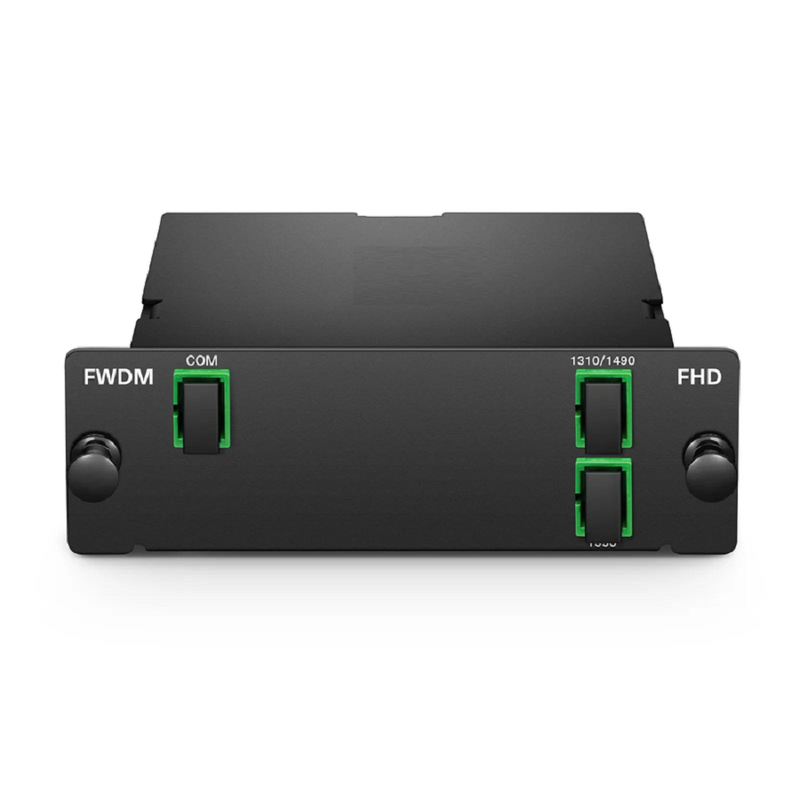 SFPS 1 x 4 PLC Fiber Splitter, Standard FHDA Cassette SC/APC, Singlemode, for Optical LAN SFPS