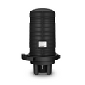 SFPS 72 Fibers 1In-4Out Dome Fiber Optic Splice Closure, Mechanical Seal and Heat Shrink Seal, with 1 Pre-installed Splice Tray SFPS