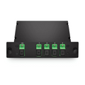 SFPS 1 x 4 PLC Fiber Splitter, Standard LGX Cassette, SC/APC, Singlemode SFPS