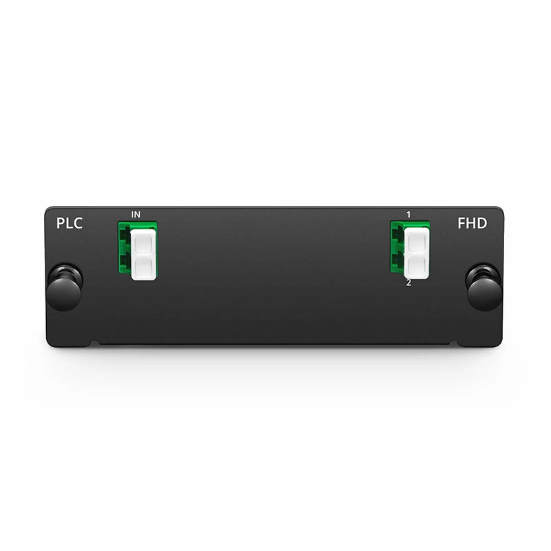 SFPS 1 x 2 PLC Fiber Splitter, Standard FHDA Cassette LC/APC, Singlemode, for Optical LAN SFPS