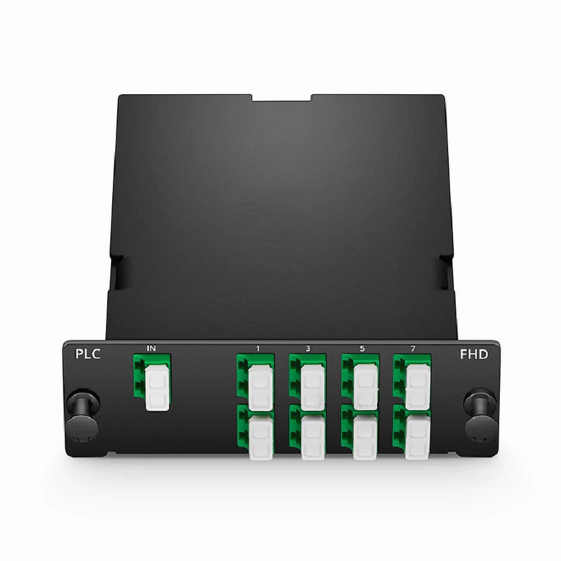 SFPS 1 x 2 PLC Fiber Splitter, Standard FHDA Cassette LC/APC, Singlemode, for Optical LAN SFPS