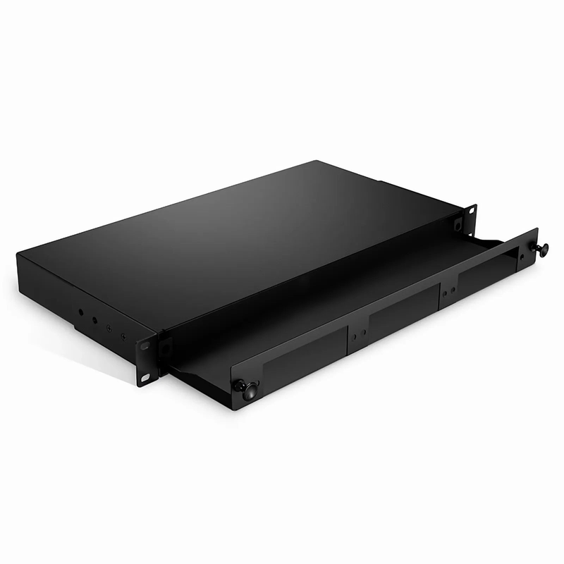 SFPS 1U Slide-Out Rack Mount LGX Fiber Enclosure Unloaded, Holds up to 3 LGX Cassette PLC Splitter SFPS