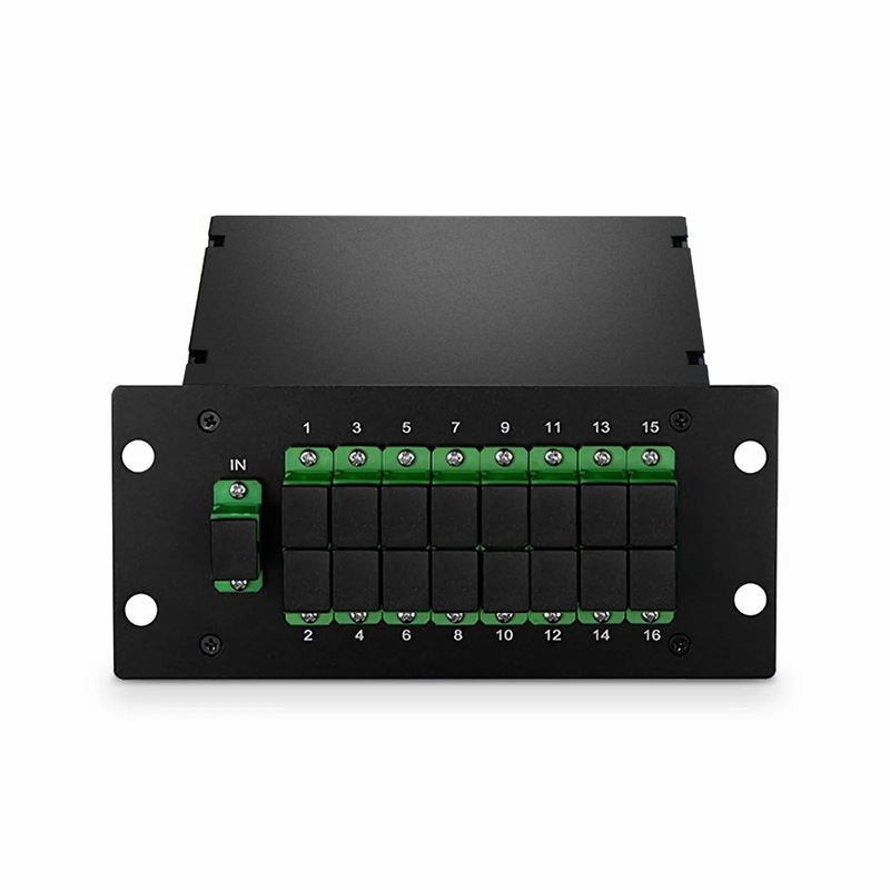 SFPS 1 x 16 PLC Fiber Splitter, Standard LGX Cassette, SC/APC, Singlemode, Used with 2U LGX Enclosure SFPS