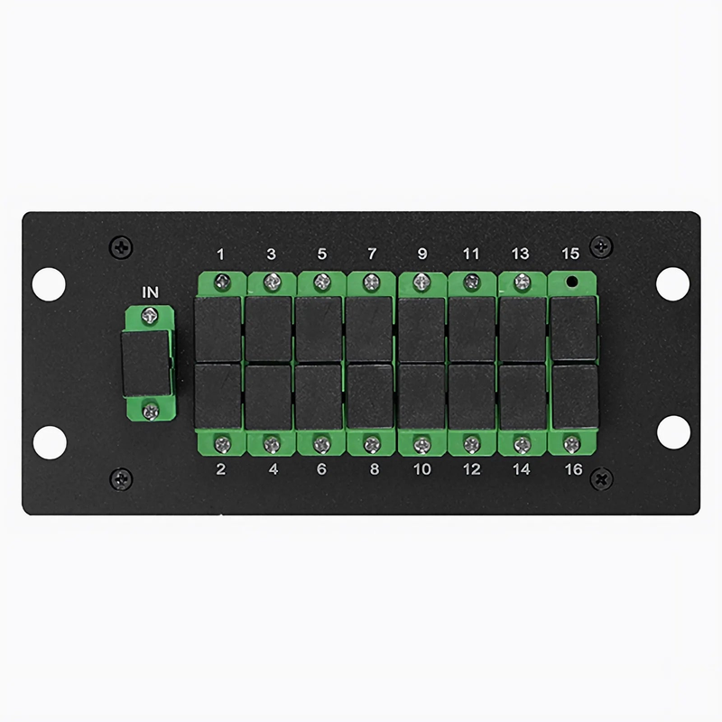 SFPS 1 x 16 PLC Fiber Splitter, Standard LGX Cassette, SC/APC, Singlemode, Used with 2U LGX Enclosure SFPS