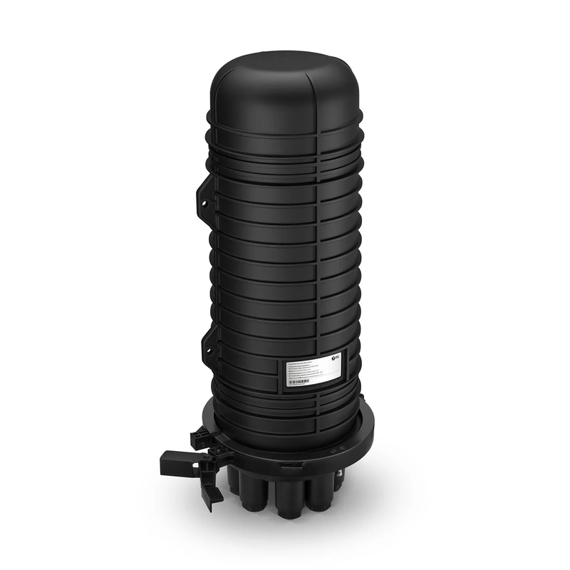 SFPS 288 Fibers 1In-6Out Dome Fiber Optic Splice Closure, Mechanical Seal, with 1 Pre-installed Fusion Splice Tray SFPS