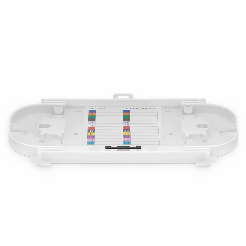 SFPS 24 Fibers Fusion Splice Tray, Plastic, 0.47" x 8.78" x 4.57" SFPS