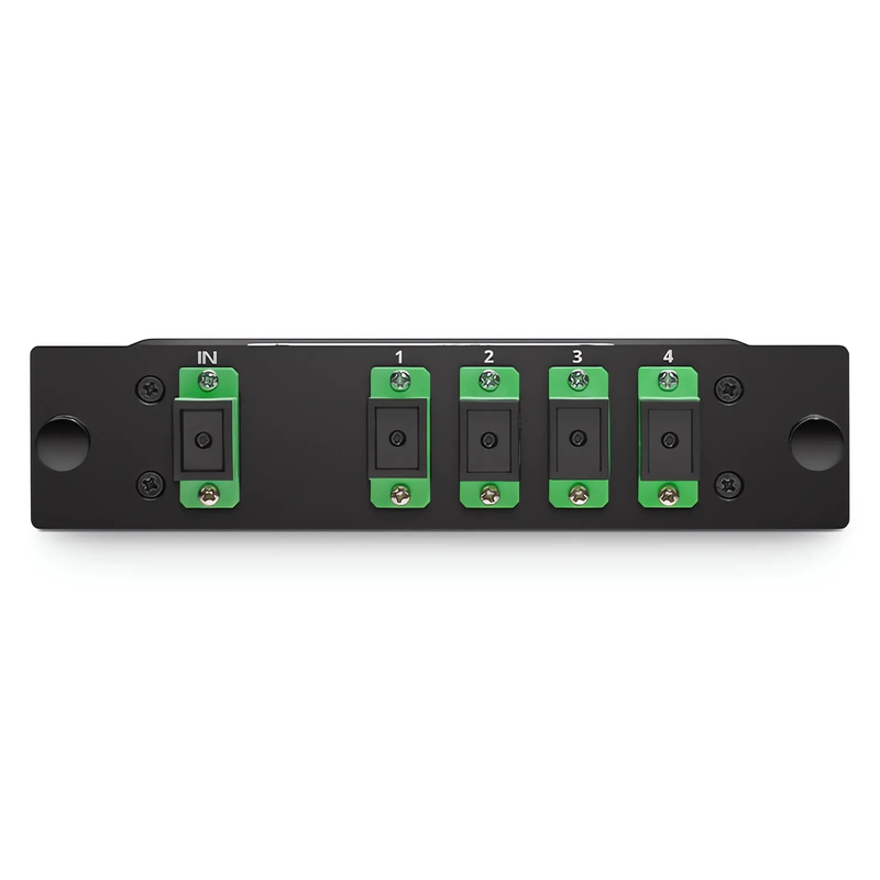 SFPS 1 x 4 PLC Fiber Splitter, Standard LGX Cassette, SC/APC, Singlemode SFPS