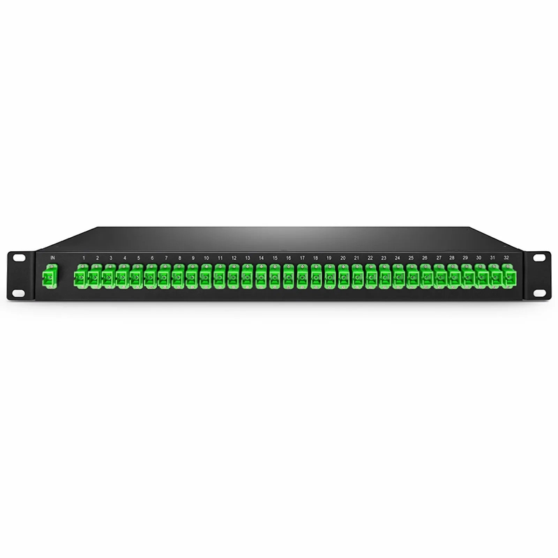 SFPS 1 x 32 PLC Fiber Splitter, 1U 19" Rack Mount, SC/APC, Singlemode SFPS