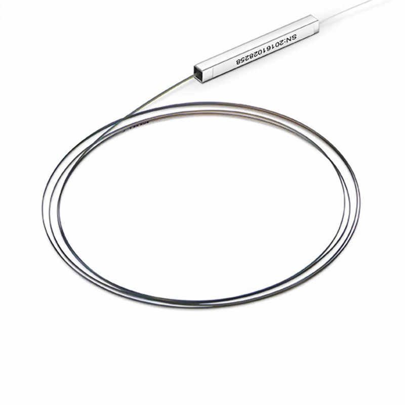 SFPS 1 x 4 PLC Fiber Splitter, Steel Tube, Bare Fiber 250m, No Connector, Singlemode SFPS