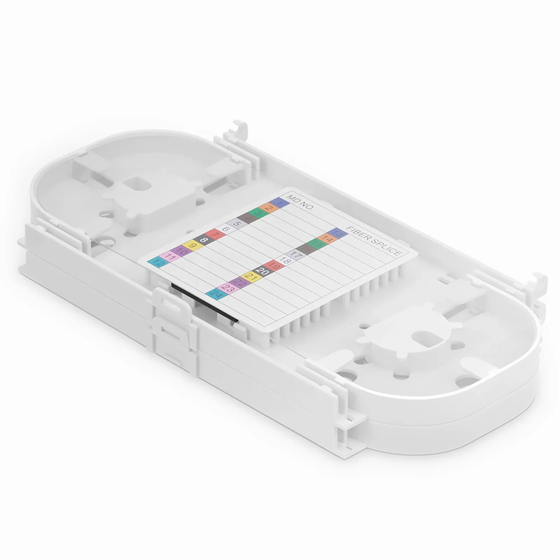 SFPS 24 Fibers Fusion Splice Tray, Plastic, 0.47" x 8.78" x 4.57" SFPS