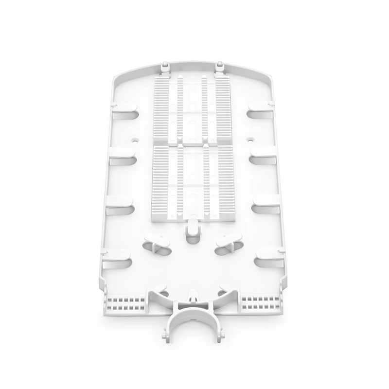 SFPS 48 Fibers Fusion Splice Tray for Heat-Shrink Fusion Splices, 0.47" x 5.51" x 12.87", Suitable for FS-S074-1O6R-6-48F SFPS