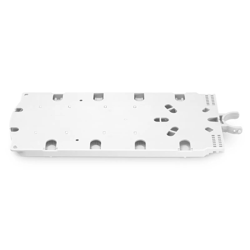 SFPS 48 Fibers Fusion Splice Tray for Heat-Shrink Fusion Splices, 0.47" x 5.51" x 12.87", Suitable for FS-S074-1O6R-6-48F SFPS