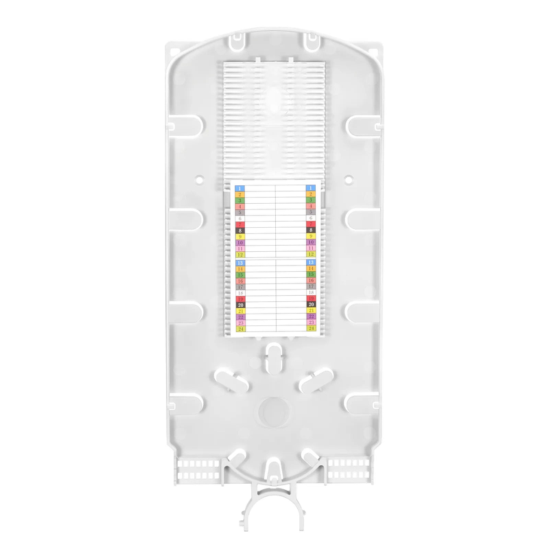 SFPS 48 Fibers Fusion Splice Tray for Heat-Shrink Fusion Splices, 0.47" x 5.51" x 12.87", Suitable for FS-S074-1O6R-6-48F SFPS