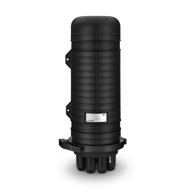 SFPS 288 Fibers 1In-6Out Dome Fiber Optic Splice Closure, Mechanical Seal, with 1 Pre-installed Fusion Splice Tray SFPS