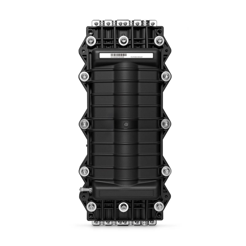 SFPS 144 Fibers 4In-4Out In-Line Fiber Optic Splice Closure, Mechanical Seal, with 1 Pre-installed Fusion Splice Tray SFPS