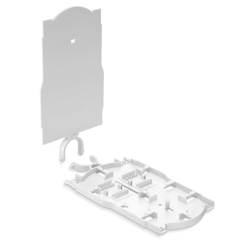 SFPS 24 Fibers Fusion Splice Tray for Heat-Shrink Fusion Splices, 0.39" x 4.72" x 8.98", Suitable for FS-S008-1O4R-6-24F, FS-S008R-1O6R-10-24F SFPS