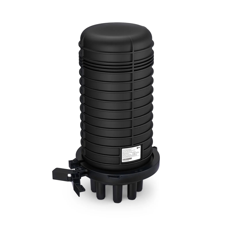 SFPS 240 Fibers 1In-6Out Dome Fiber Optic Splice Closure, Heat Shrink Seal, with 1 Pre-installed Fusion Splice Tray SFPS