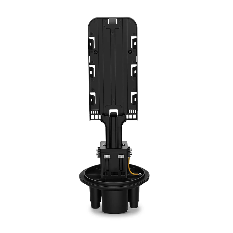 SFPS 288 Fibers 1In-6Out Dome Fiber Optic Splice Closure, Heat Shrink Seal, with 1 Pre-installed Fusion Splice Tray SFPS