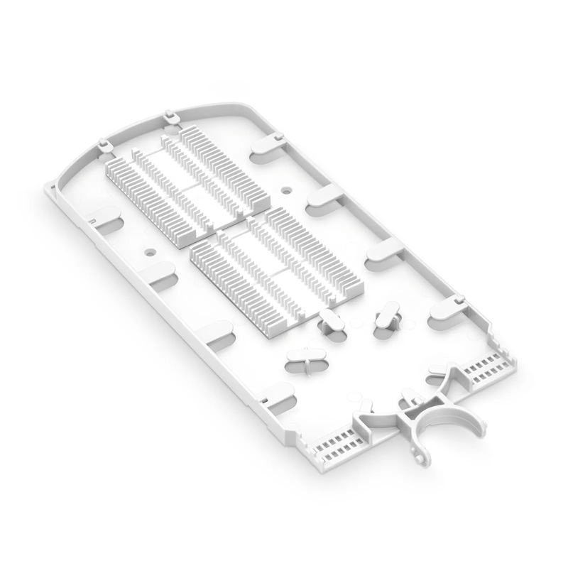 SFPS 48 Fibers Fusion Splice Tray for Heat-Shrink Fusion Splices, 0.47" x 5.51" x 12.87", Suitable for FS-S074-1O6R-6-48F SFPS
