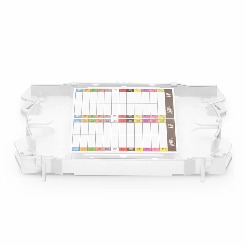 SFPS 24 Fibers Fusion Splice Tray for Horizontal Splice Closure, 6.57''A4.53''A0.55'' SFPS