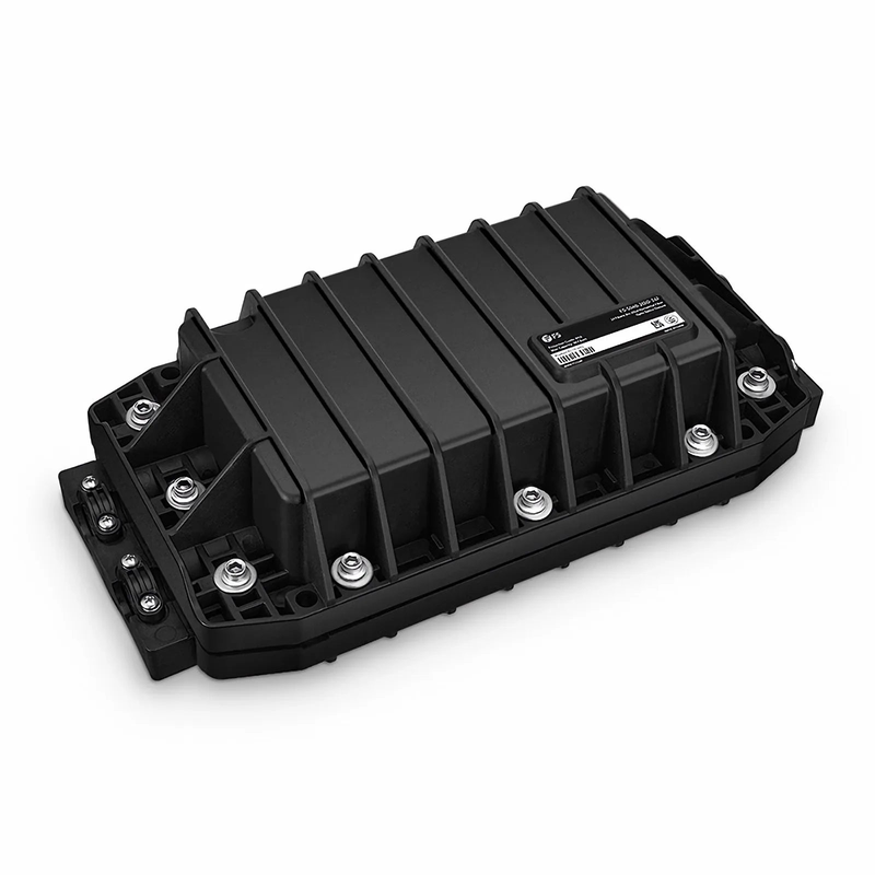 SFPS 96 Fibers 2In-2Out In-Line Fiber Optic Splice Closure, Mechanical Seal, with 1 Pre-installed Fusion Splice Tray SFPS
