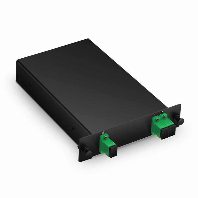 SFPS 1 x 2 PLC Fiber Splitter, Standard LGX Cassette, SC/APC, Singlemode SFPS