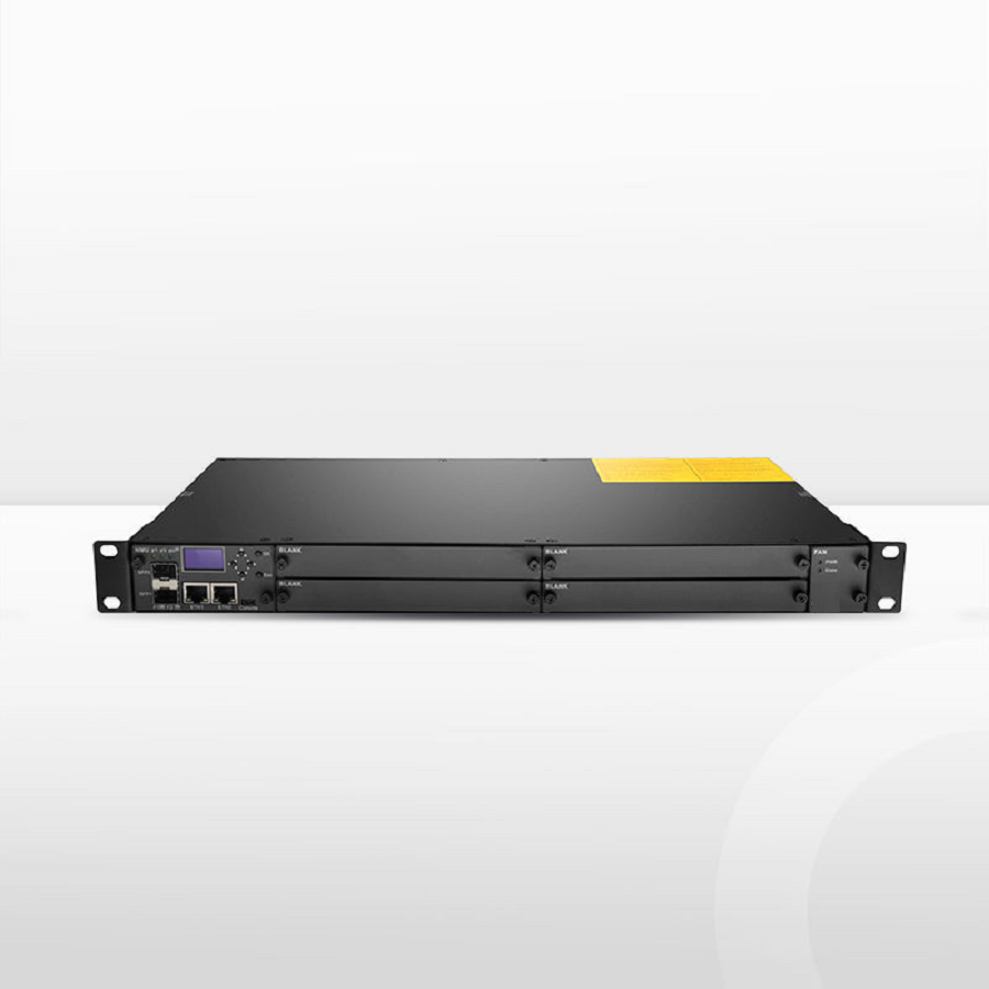 SFPS FMT04-CH1U, 4 Slots 1U Managed Chassis Unloaded Platform, Redundant AC PSUs, Support SNMP Network Management SFPS