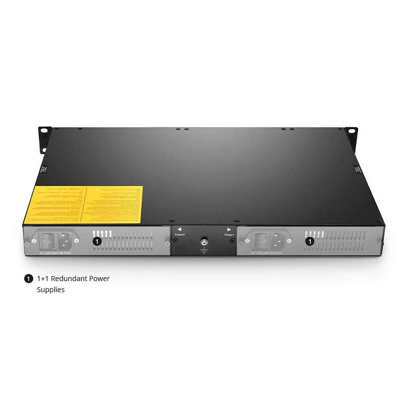 SFPS FMT04-CH1U, 4 Slots 1U Managed Chassis Unloaded Platform, Redundant AC PSUs, Support SNMP Network Management SFPS