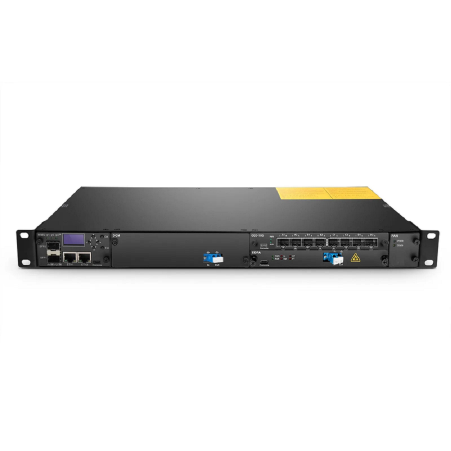 SFPS FMT04-CH1U, 4 Slots 1U Managed Chassis Unloaded Platform, Redundant AC PSUs, Support SNMP Network Management SFPS