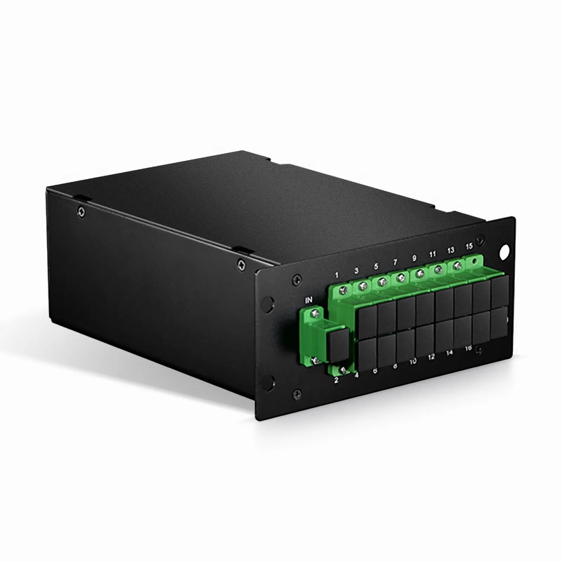 SFPS 1 x 16 PLC Fiber Splitter, Standard LGX Cassette, SC/APC, Singlemode, Used with 2U LGX Enclosure SFPS