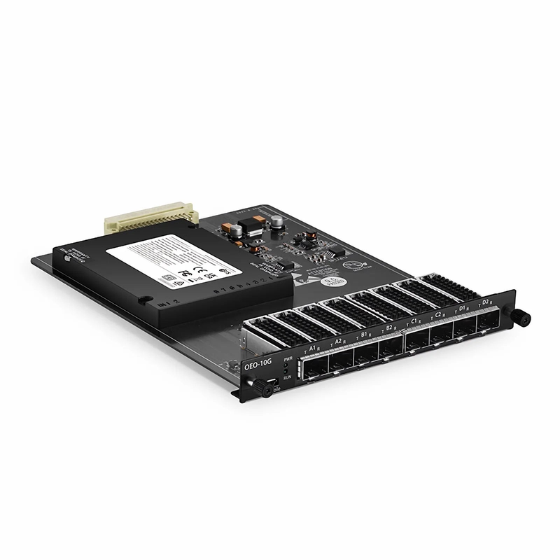 SFPS FMT4DL-OEO10GSFP, 4 Channels WDM Transponder (Converter) for FMT Managed Chassis, 8 SFP/SFP+ Slots SFPS