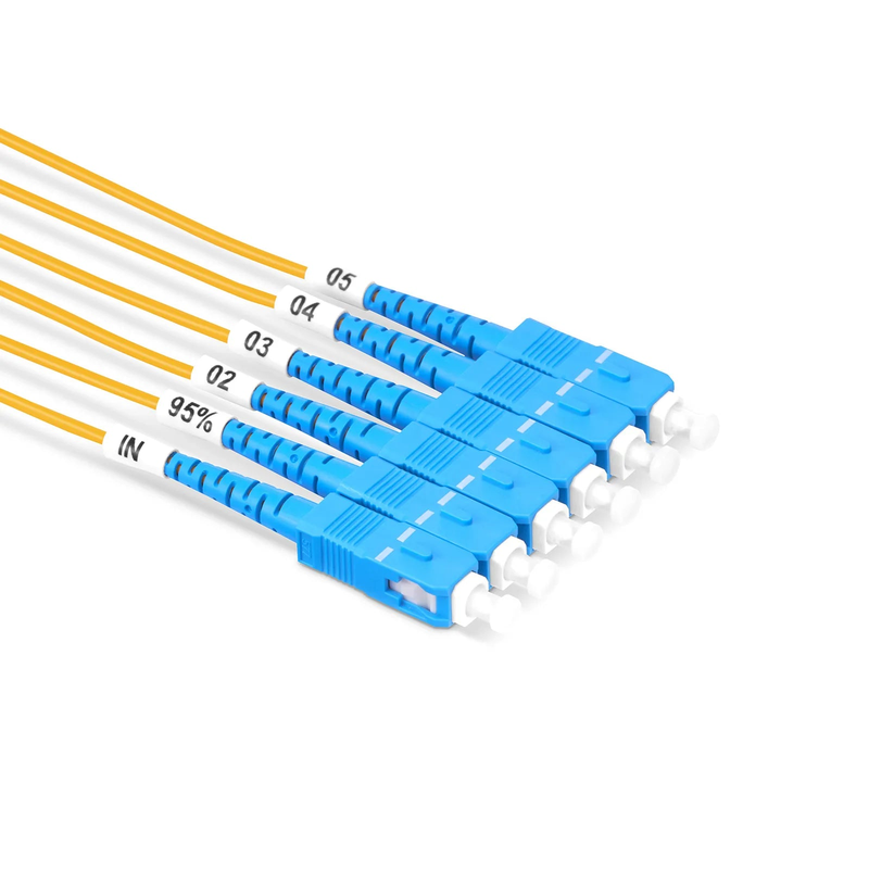 SFPS 1 x 5 Asymmetrical PLC Fiber Splitter, ABS Module, 95/5, 2.0mm, SC/UPC, Singlemode SFPS