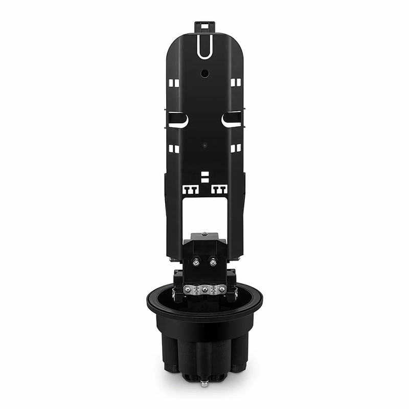 SFPS 144 Fibers 2In-4Out Dome Fiber Optic Splice Closure, Mechanical Seal, with 1 Pre-installed Fusion Splice Tray SFPS