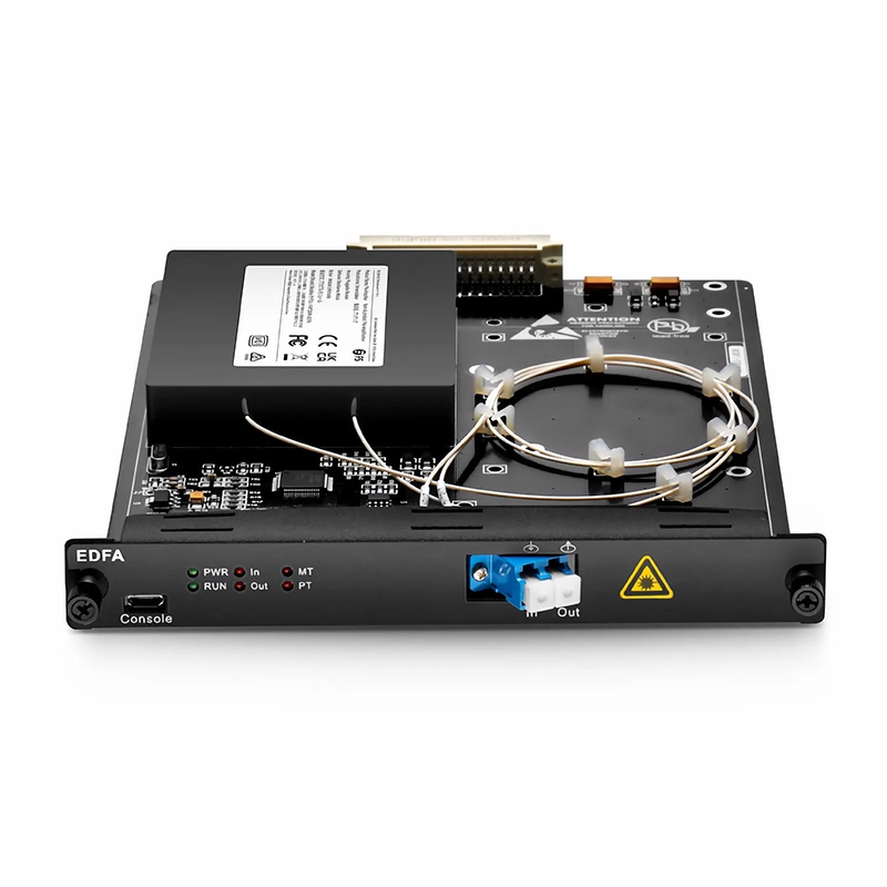SFPS FMT26PA-EDFA, 26dB Gain C-band DWDM EDFA Pre-Amplifier for FMT Managed Chassis, 16dBm Output SFPS
