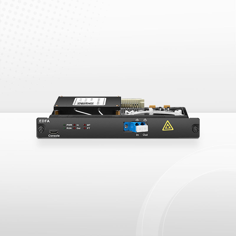 SFPS FMT20PA-EDFA, 20dB Gain C-band DWDM EDFA Pre-Amplifier for FMT Managed Chassis, 13dBm Output SFPS