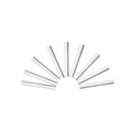 SFPS 1.2 x 30mm Fiber Optic Splice Protection Sleeve, Single Fiber, 50pcs/pkg SFPS