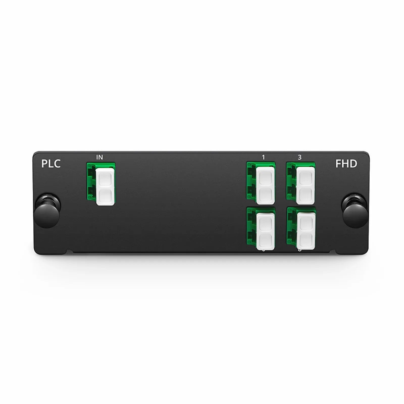 SFPS 1 x 8 PLC Fiber Splitter, Standard FHDA Cassette LC/APC, Singlemode, for Optical LAN SFPS