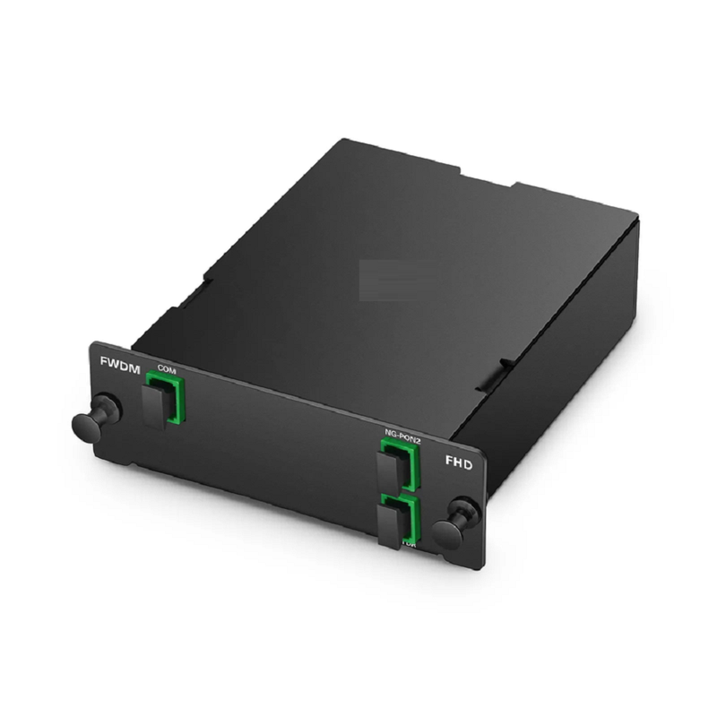SFPS 1 x 8 PLC Fiber Splitter, Standard FHDA Cassette LC/APC, Singlemode, for Optical LAN SFPS