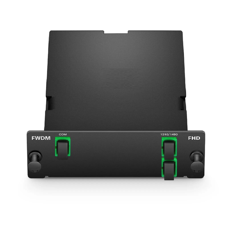 SFPS 1 x 2 PLC Fiber Splitter, Standard FHDA Cassette SC/APC, Singlemode, for Optical LAN SFPS