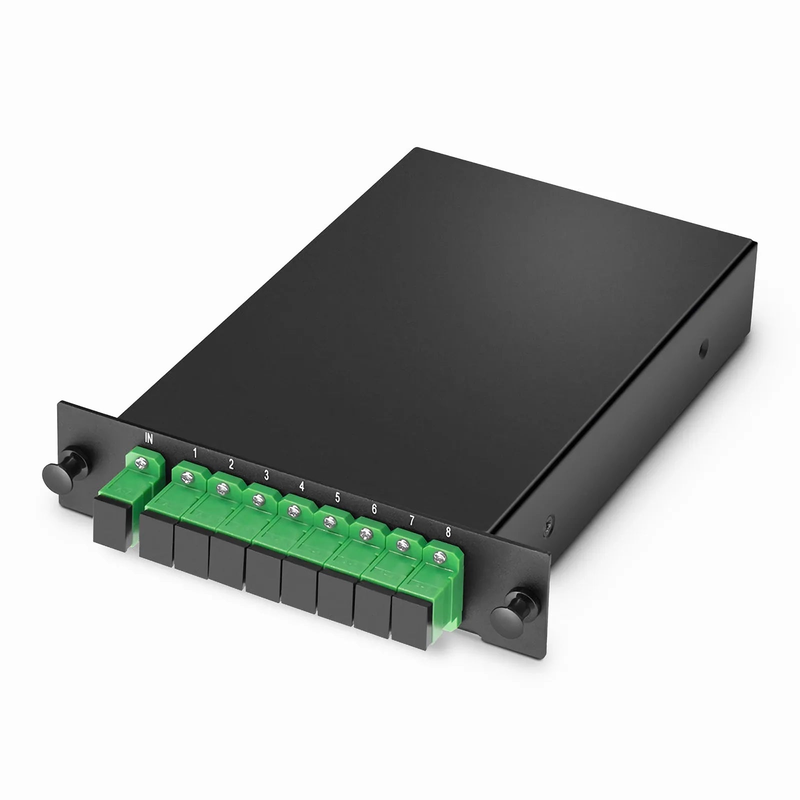 SFPS 1 x 8 PLC Fiber Splitter, Standard LGX Cassette, SC/APC, Singlemode SFPS