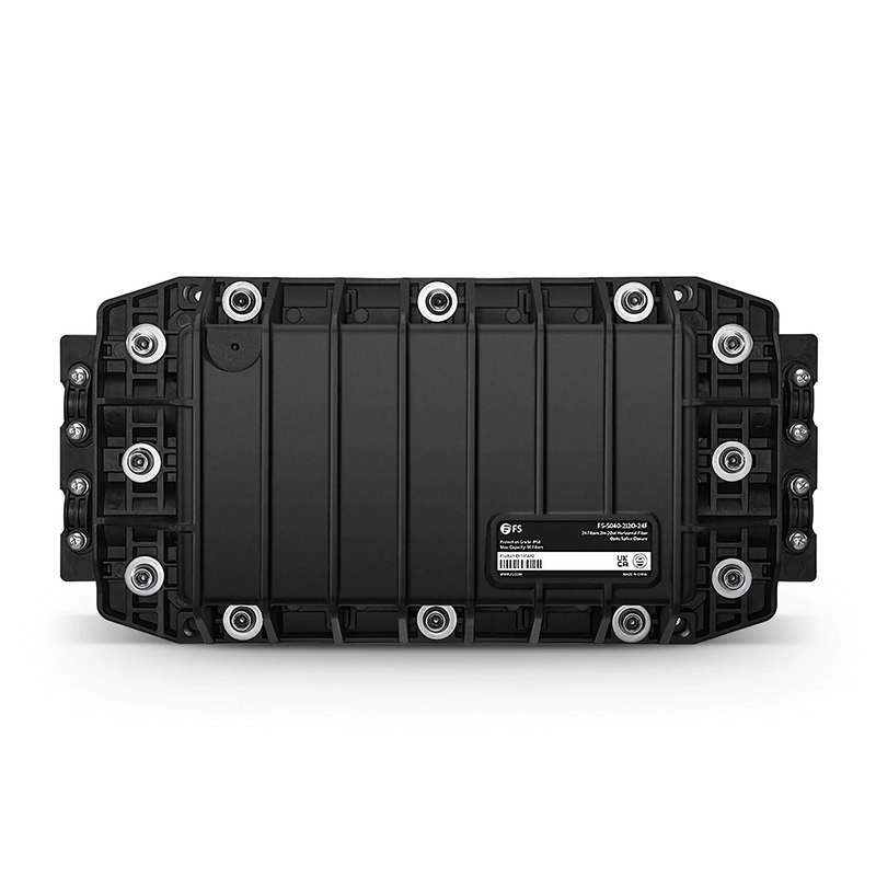 SFPS 96 Fibers 2In-2Out In-Line Fiber Optic Splice Closure, Mechanical Seal, with 1 Pre-installed Fusion Splice Tray SFPS