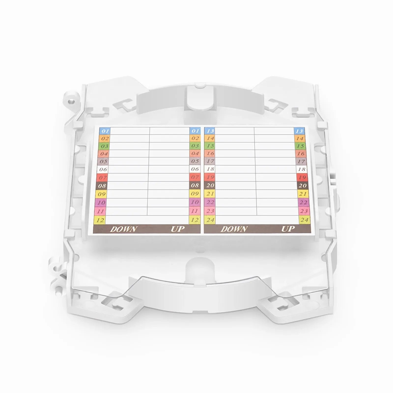 SFPS 24 Fibers Fusion Splice Tray for Horizontal Splice Closure, 6.57''A4.53''A0.55'' SFPS
