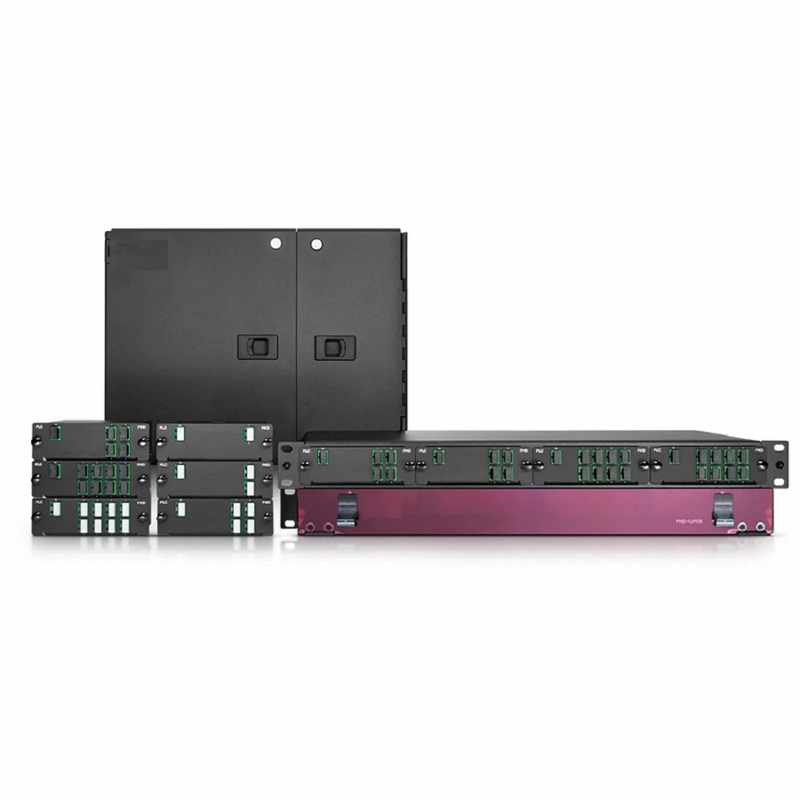 SFPS 1 x 8 PLC Fiber Splitter, Standard FHDA Cassette SC/APC, Singlemode, for Optical LAN SFPS