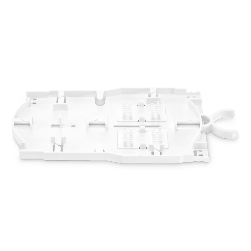 SFPS 24 Fibers Fusion Splice Tray for Heat-Shrink Fusion Splices, 0.39" x 4.72" x 8.98", Suitable for FS-S008-1O4R-6-24F, FS-S008R-1O6R-10-24F SFPS