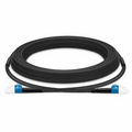 SFPS 30m (98ft) Industrial Armored Fiber Patch Cable, LC UPC to LC UPC, Duplex, 2 Fibers, Single Mode (OS2), TPU SFPS