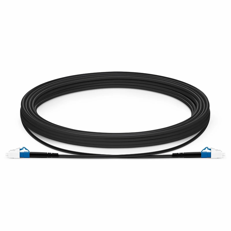 SFPS 5m (16ft) Industrial Armored Fiber Patch Cable, LC UPC to LC UPC, Simplex, 1 Fiber, Single Mode (OS2), TPU SFPS
