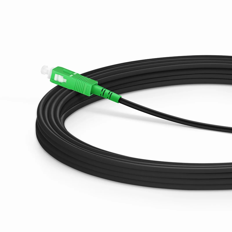 SFPS 5m (16ft) Industrial Armored Fiber Patch Cable, SC APC to SC APC, Simplex, 1 Fiber, Single Mode (OS2), TPU SFPS