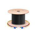 SFPS 300m (984ft) Hybrid Fiber and Power Cable, Indoor, Plenum (OFNP), Single Mode (OS2), 2 Fibers, Tight-Buffered, LC UPC Simplex to LC UPC Simplex, 2 Conductors 17AWG SFPS