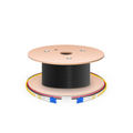SFPS 150m (492ft) Hybrid Fiber and Power Cable, Indoor, Plenum (OFNP), Single Mode (OS2), 2 Fibers, Tight-Buffered, LC UPC Simplex to LC UPC Simplex, 2 Conductors 12AWG SFPS